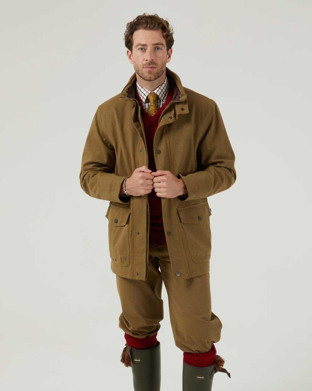 Alan Paine Mens Axford Waterproof Coat - Image 7