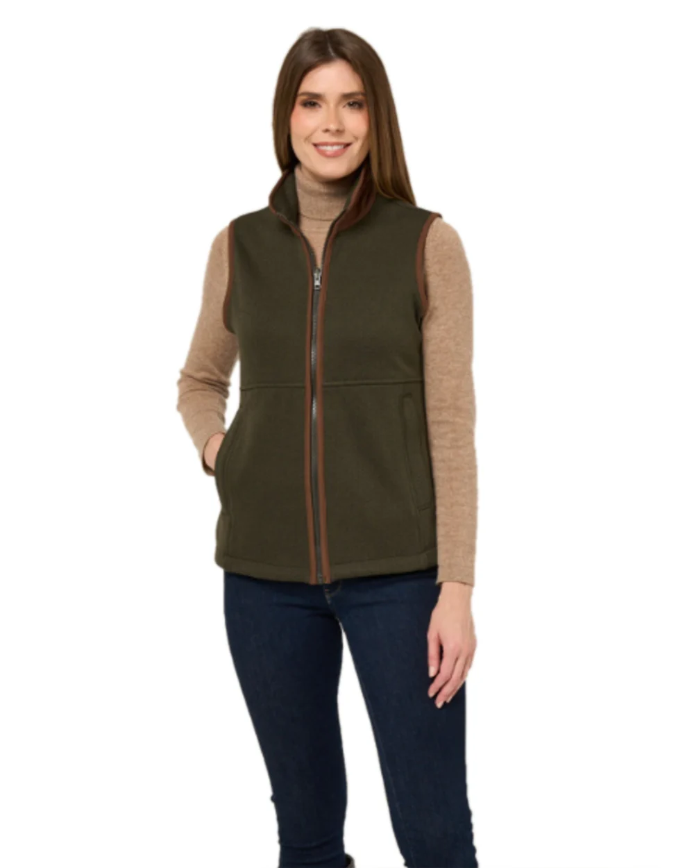 Alan Paine Aylsham Ladies Fleece Gilet - Image 4