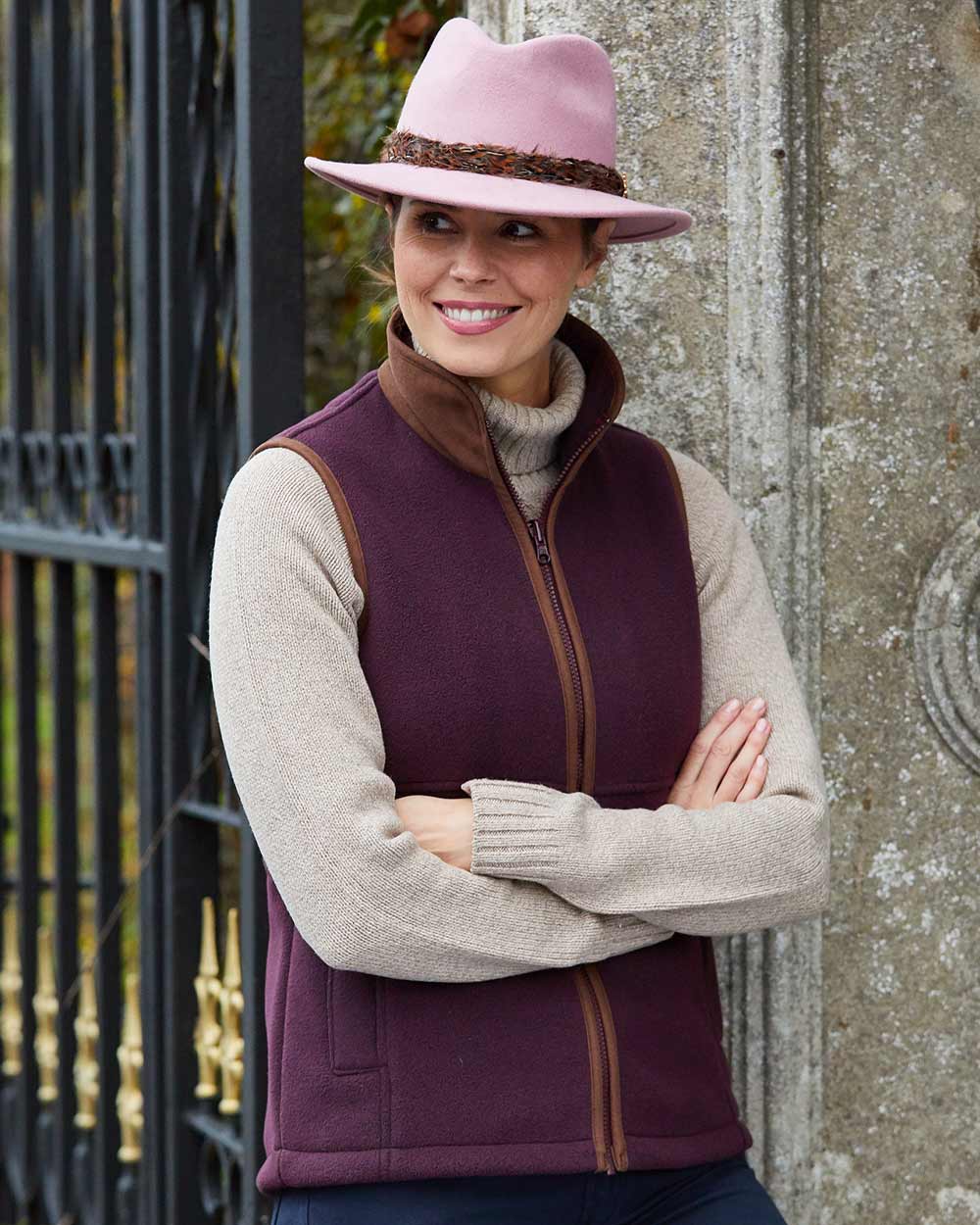 Alan Paine Aylsham Ladies Fleece Gilet - Image 41