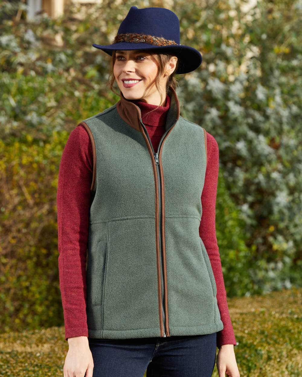 Alan Paine Aylsham Ladies Fleece Gilet - Image 45
