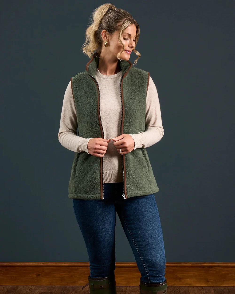 Alan Paine Aylsham Ladies Fleece Gilet - Image 47