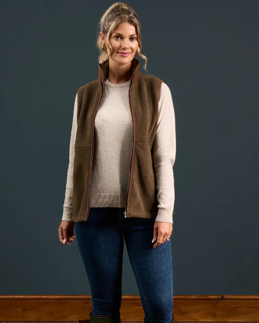 Alan Paine Aylsham Ladies Fleece Gilet - Image 55
