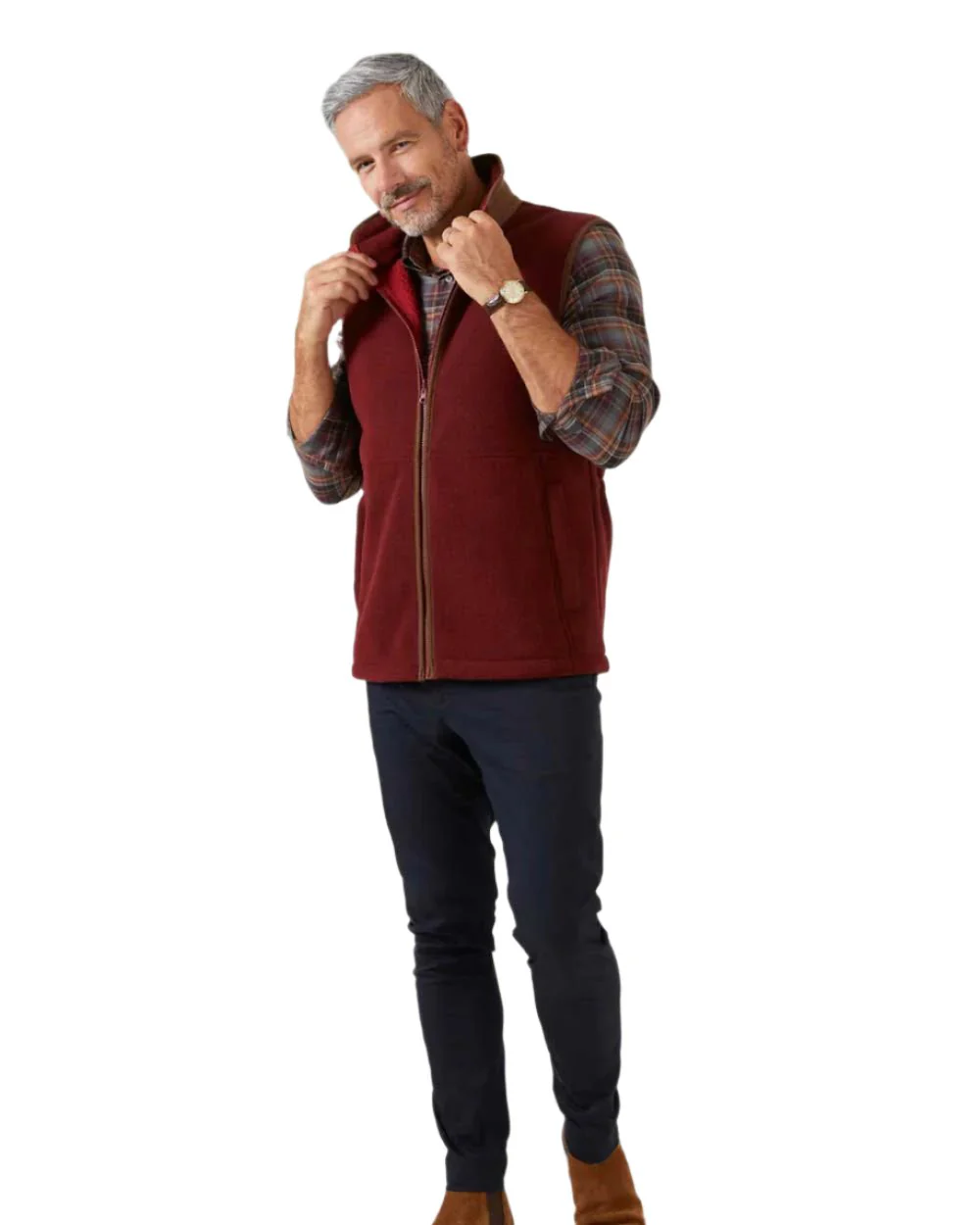 Alan Paine Aylsham Fleece Gilet Clearance - Image 4