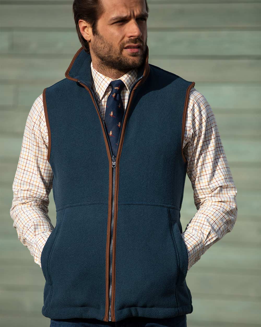 Alan Paine Aylsham Fleece Gilet - Image 15