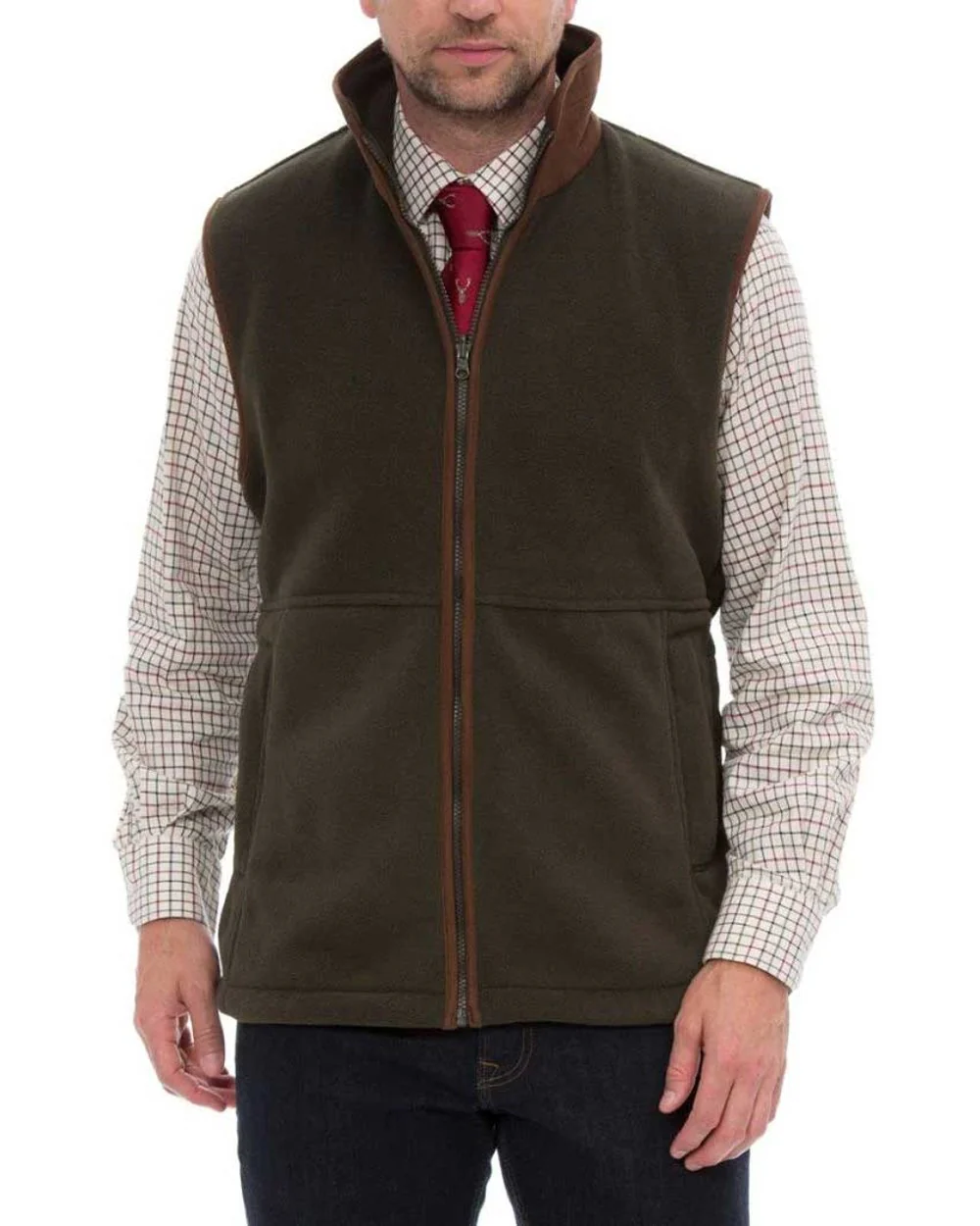 Alan Paine Aylsham Fleece Gilet - Image 4