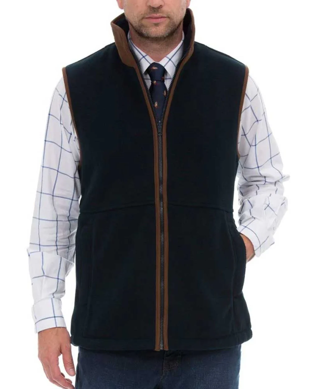 Alan Paine Aylsham Fleece Gilet - Image 7