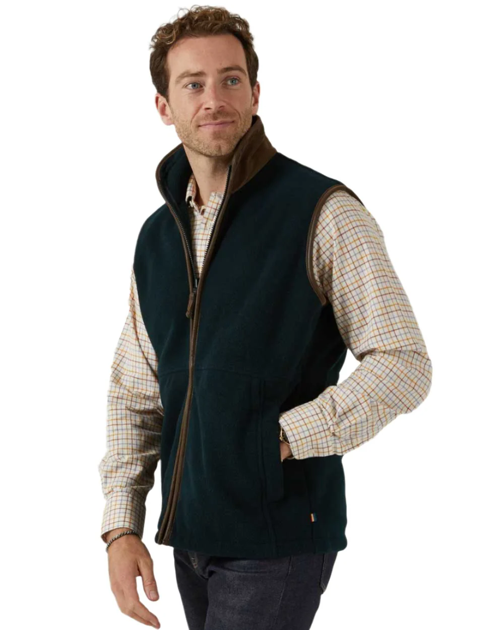 Alan Paine Aylsham Fleece Gilet - Image 8