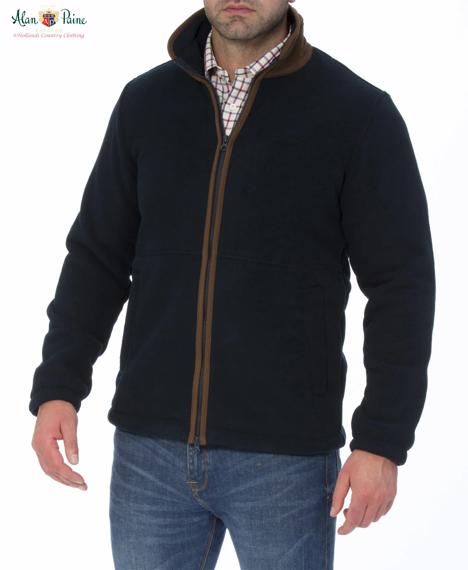 Alan Paine Aylsham Windblock Waterproof Fleece Jacket - Image 4
