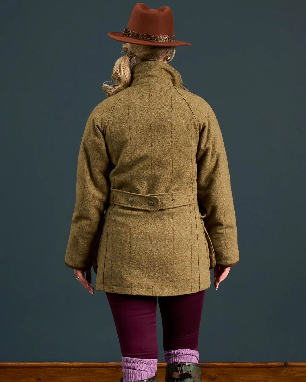 Alan Paine Combrook Ladies Tweed Coat - Image 10