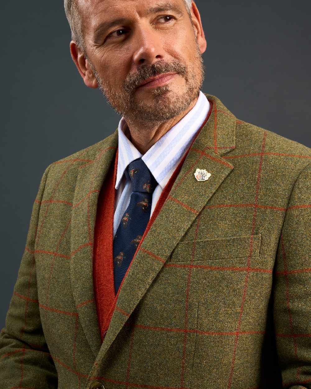 Alan Paine Combrook Mens Tweed Sports Blazer - Image 13