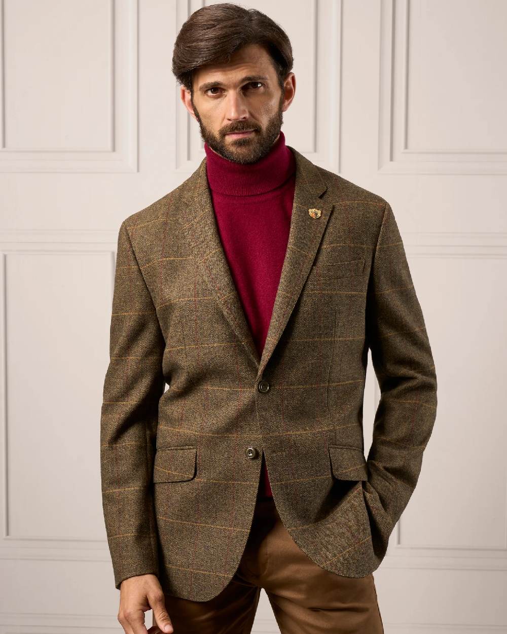Alan Paine Combrook Mens Tweed Sports Blazer - Image 21