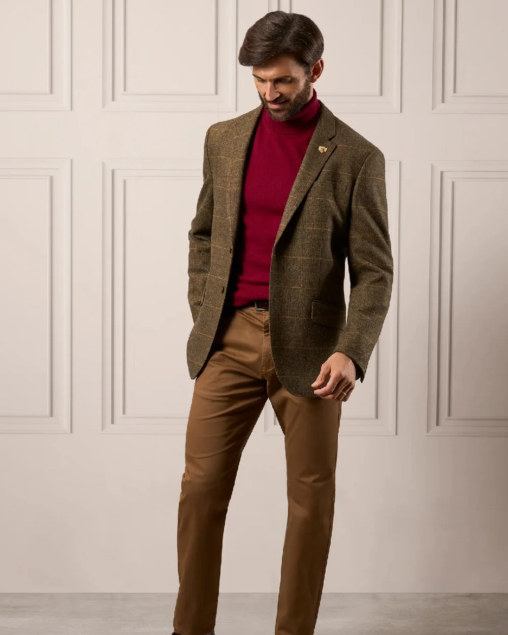 Alan Paine Combrook Mens Tweed Sports Blazer - Image 23