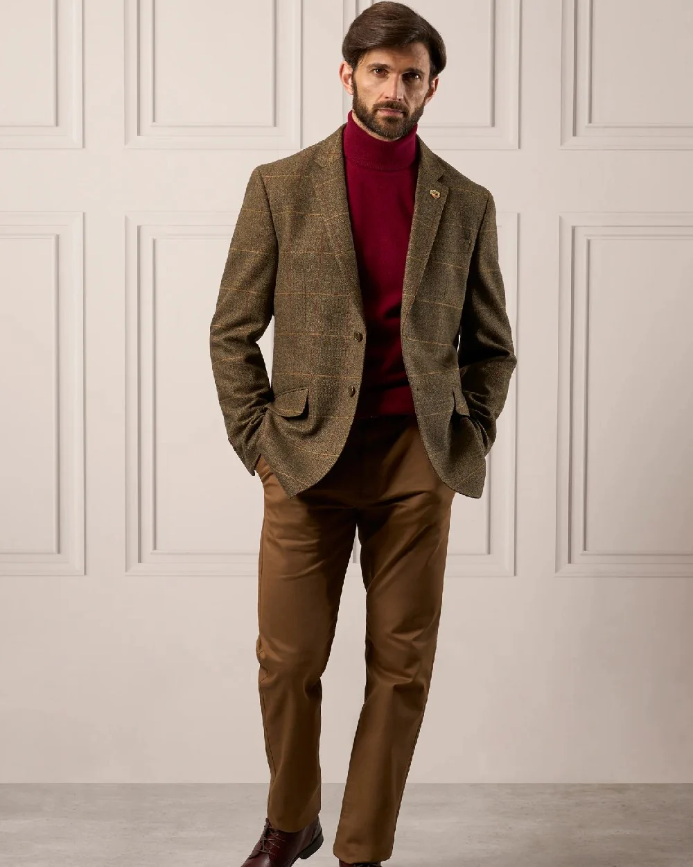 Alan Paine Combrook Mens Tweed Sports Blazer - Image 24