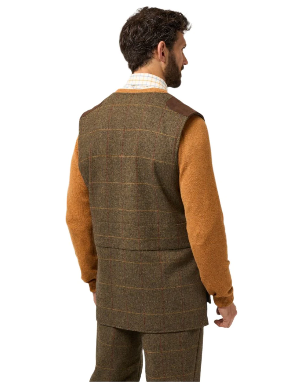 Alan Paine Combrook Tweed Shooting Waistcoat - Image 17