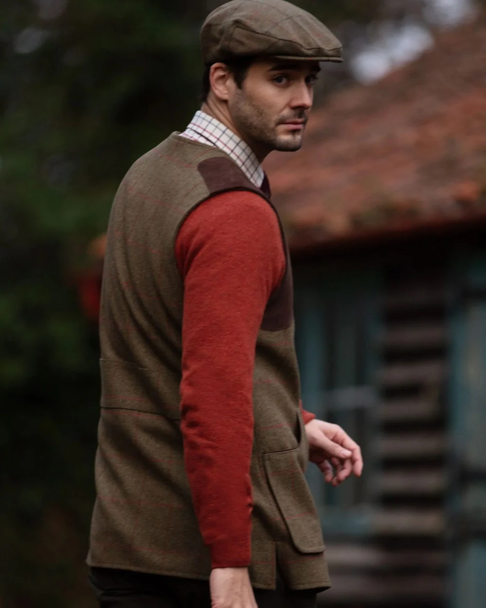 Alan Paine Combrook Tweed Shooting Waistcoat - Image 5