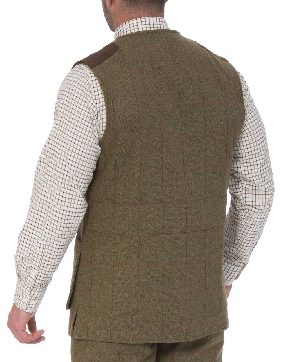 Alan Paine Combrook Tweed Shooting Waistcoat - Image 6