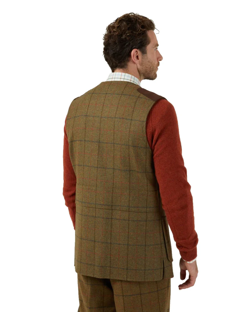 Alan Paine Combrook Tweed Shooting Waistcoat - Image 7