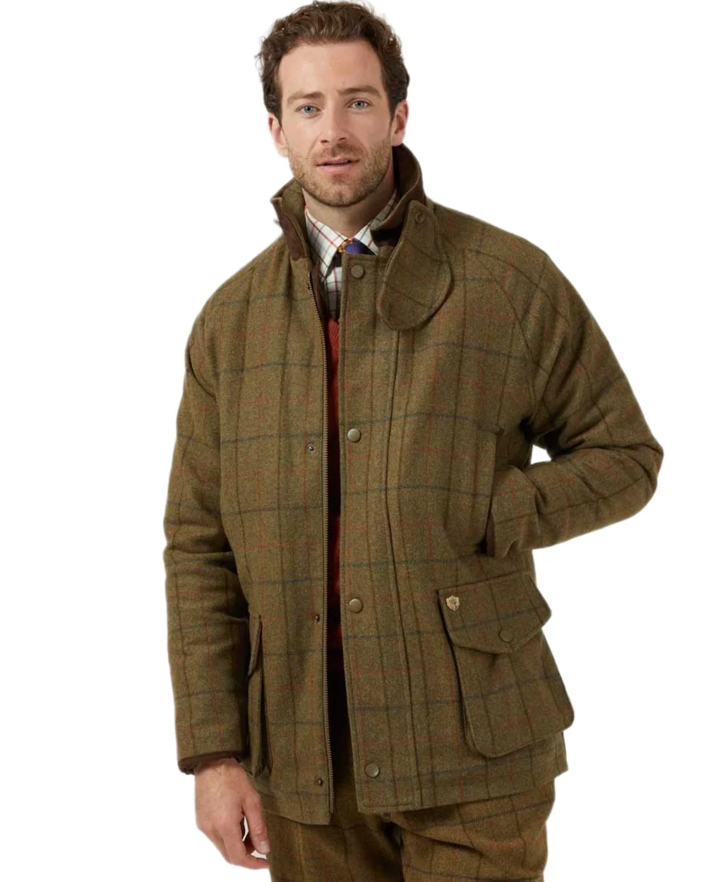 Alan Paine Combrook Tweed Waterproof Coat - Image 12