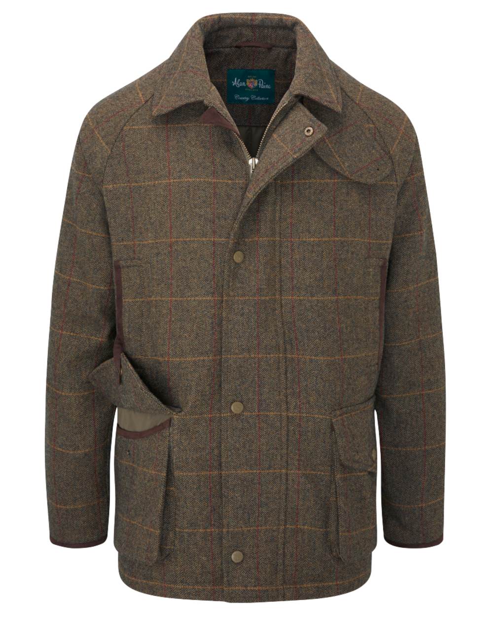 Alan Paine Combrook Tweed Waterproof Coat - Image 14