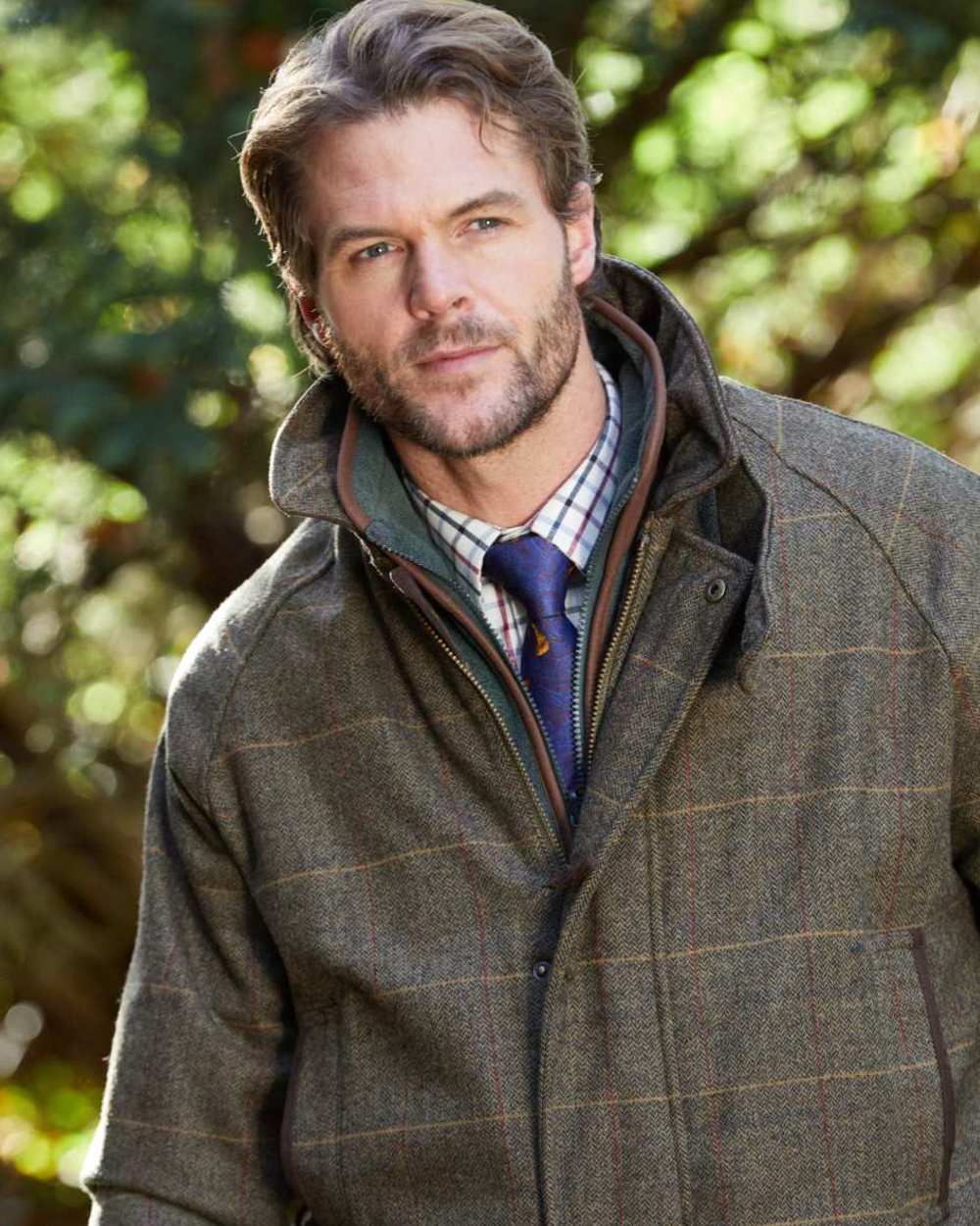 Alan Paine Combrook Tweed Waterproof Coat - Image 15