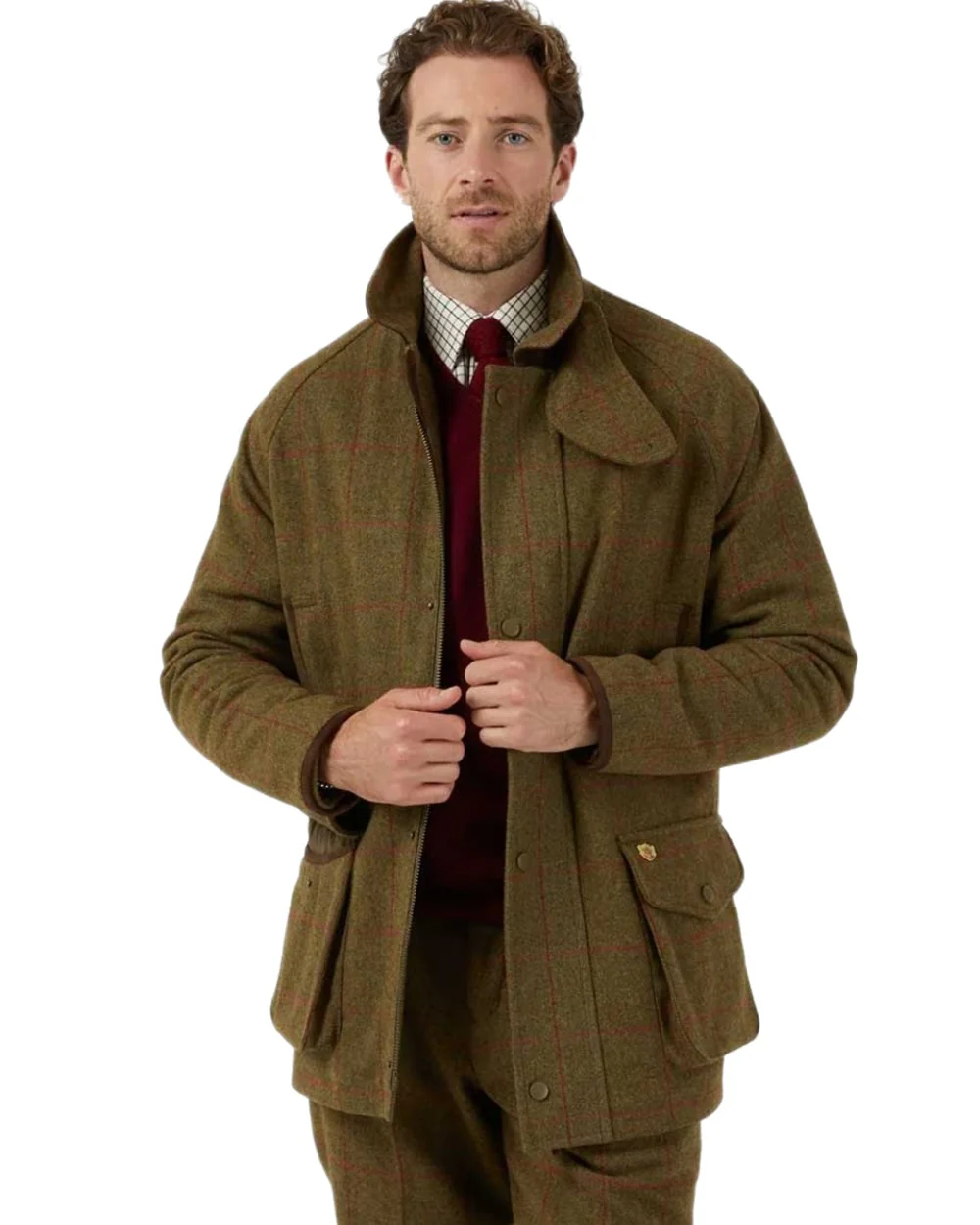 Alan Paine Combrook Tweed Waterproof Coat - Image 4