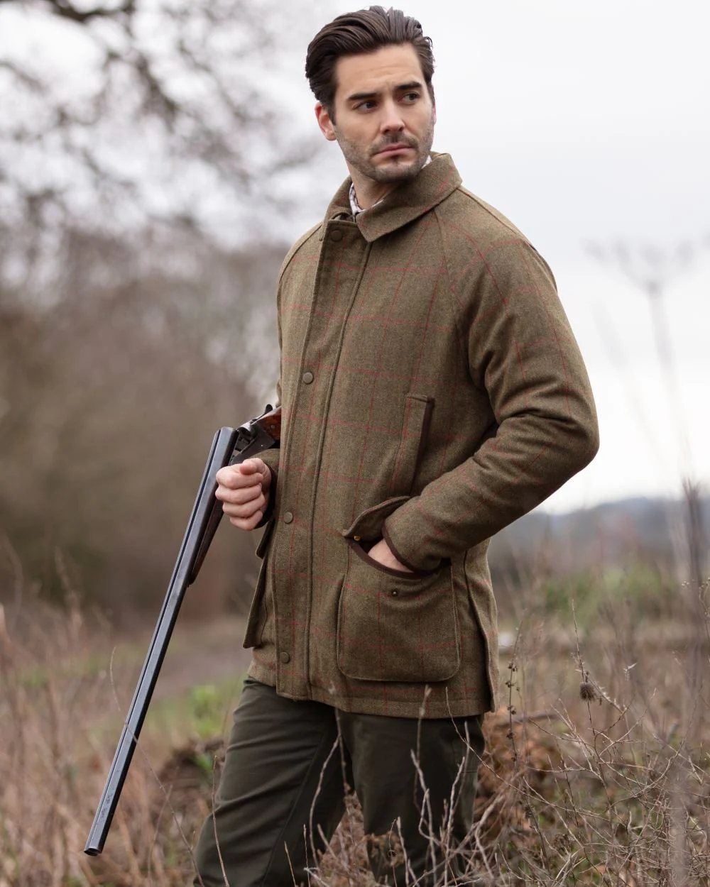 Alan Paine Combrook Tweed Waterproof Coat - Image 5