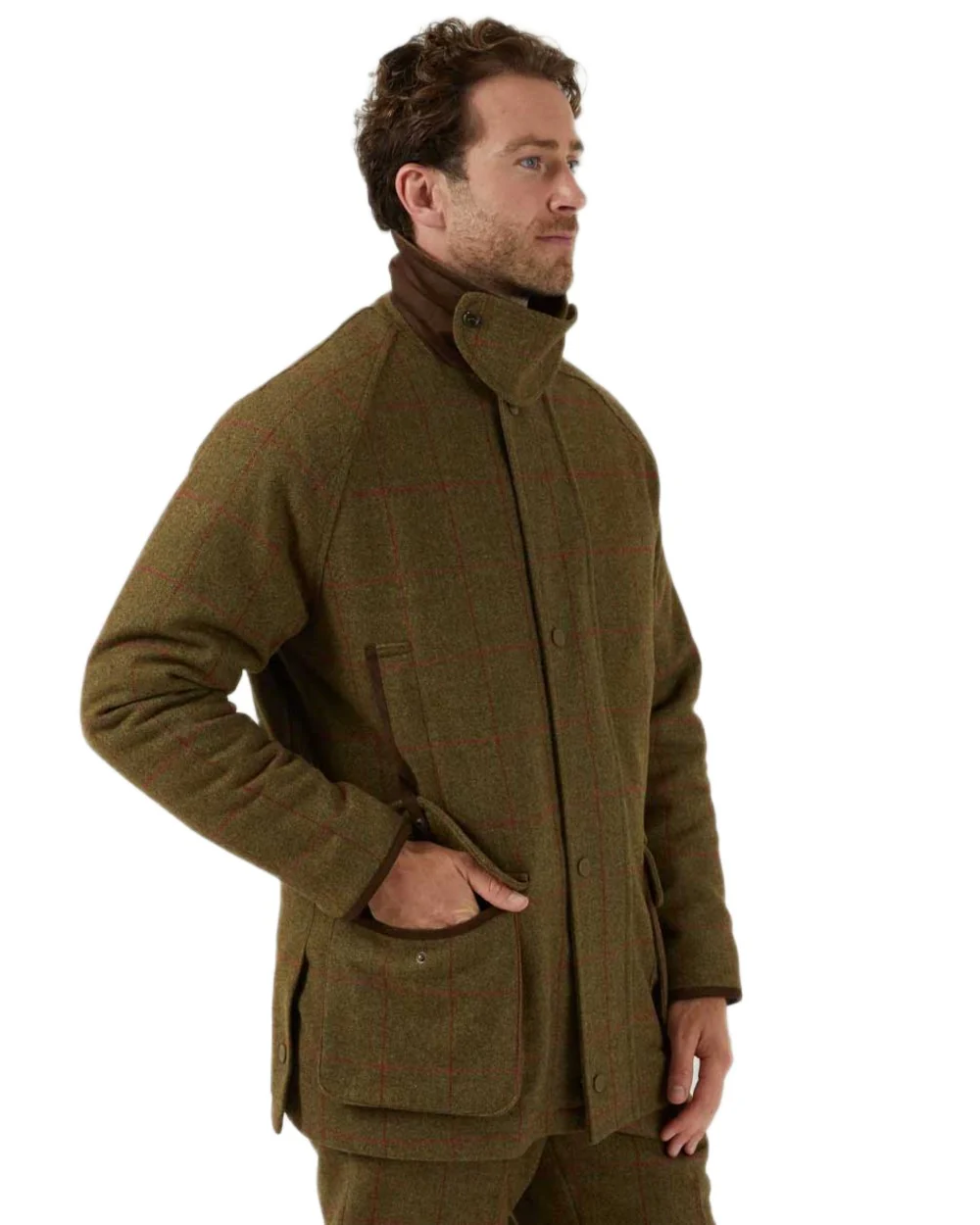 Alan Paine Combrook Tweed Waterproof Coat - Image 7