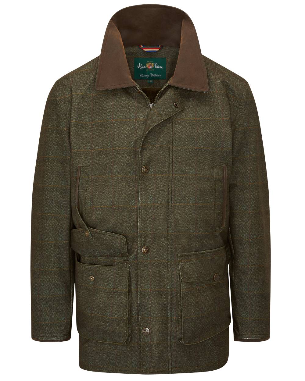 Alan Paine Didsmere Mens Technical Tweed Coat - Image 3