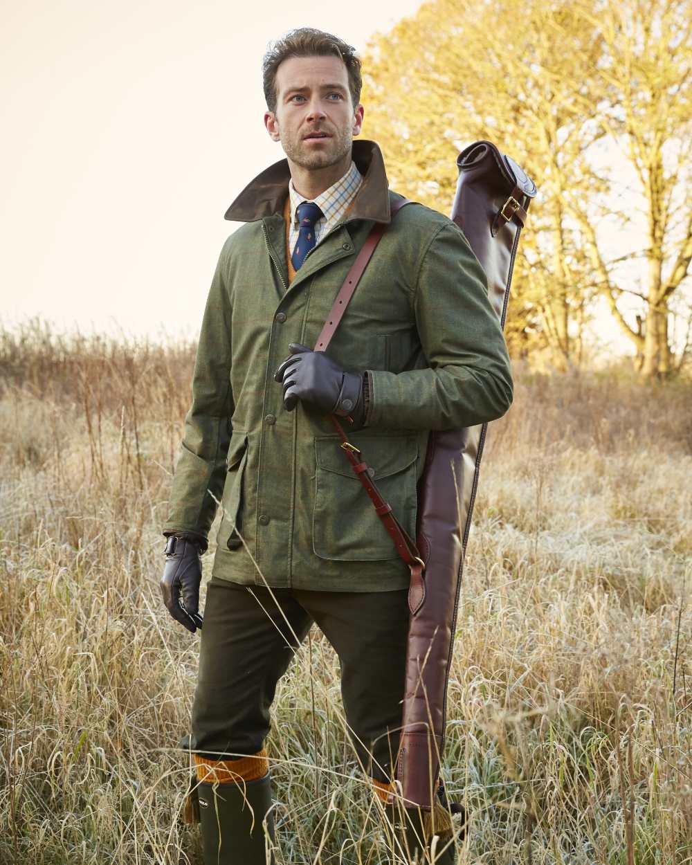 Alan Paine Didsmere Mens Technical Tweed Coat - Image 4