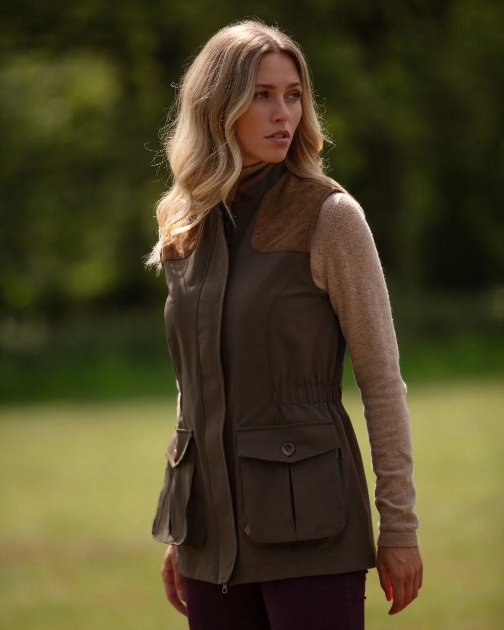 Alan Paine Ladies Lockwood Shooting Waistcoat - Image 3