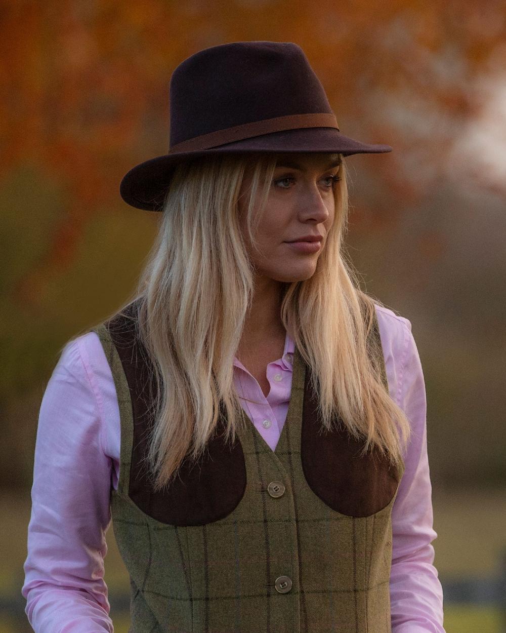 Alan Paine Ladies Richmond Felt Hat - Image 6