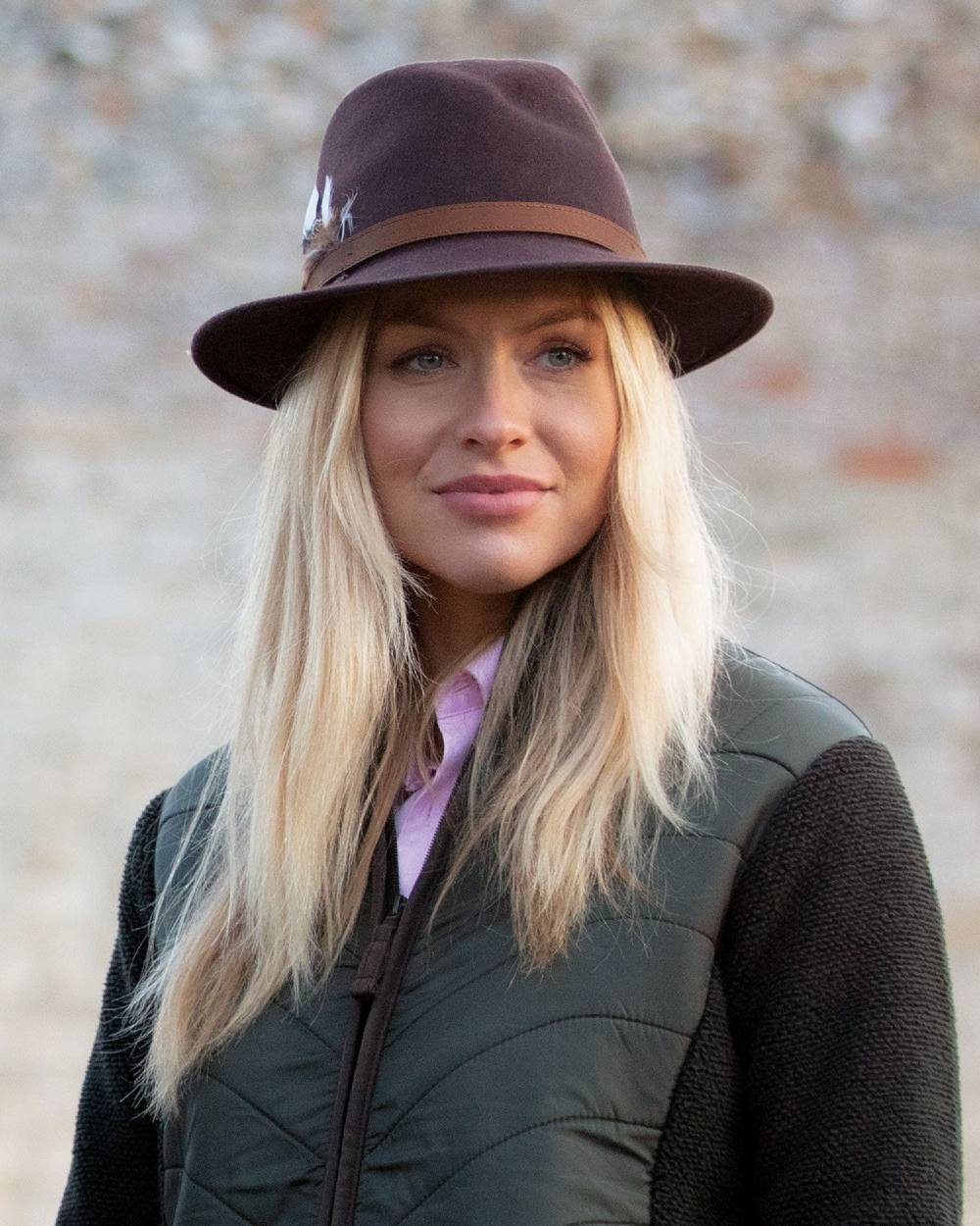 Alan Paine Ladies Richmond Felt Hat - Image 7