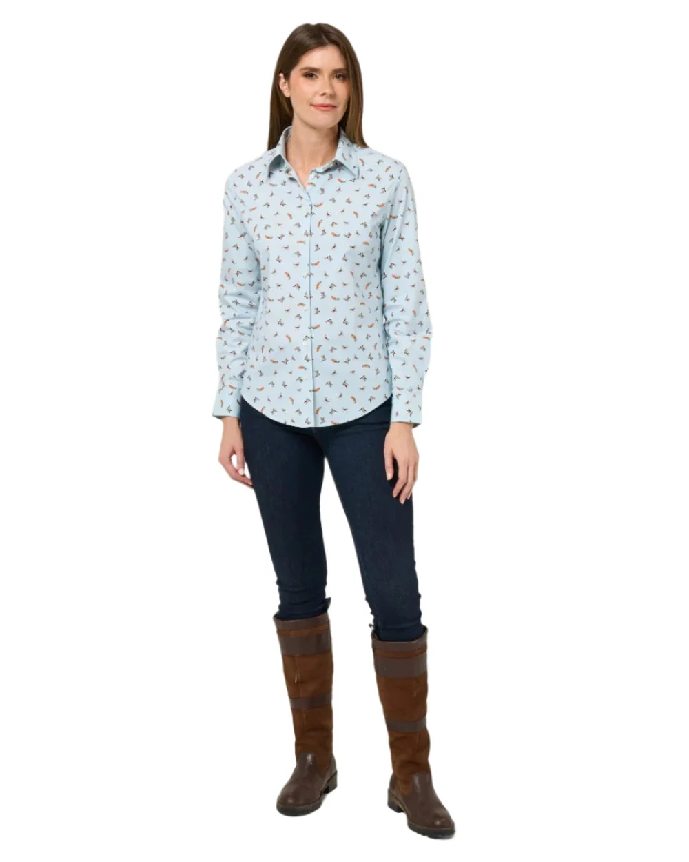 Alan Paine Ladies Lawen Printed Shirt - Image 11