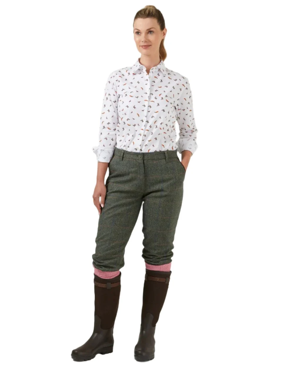 Alan Paine Ladies Lawen Printed Shirt - Image 14