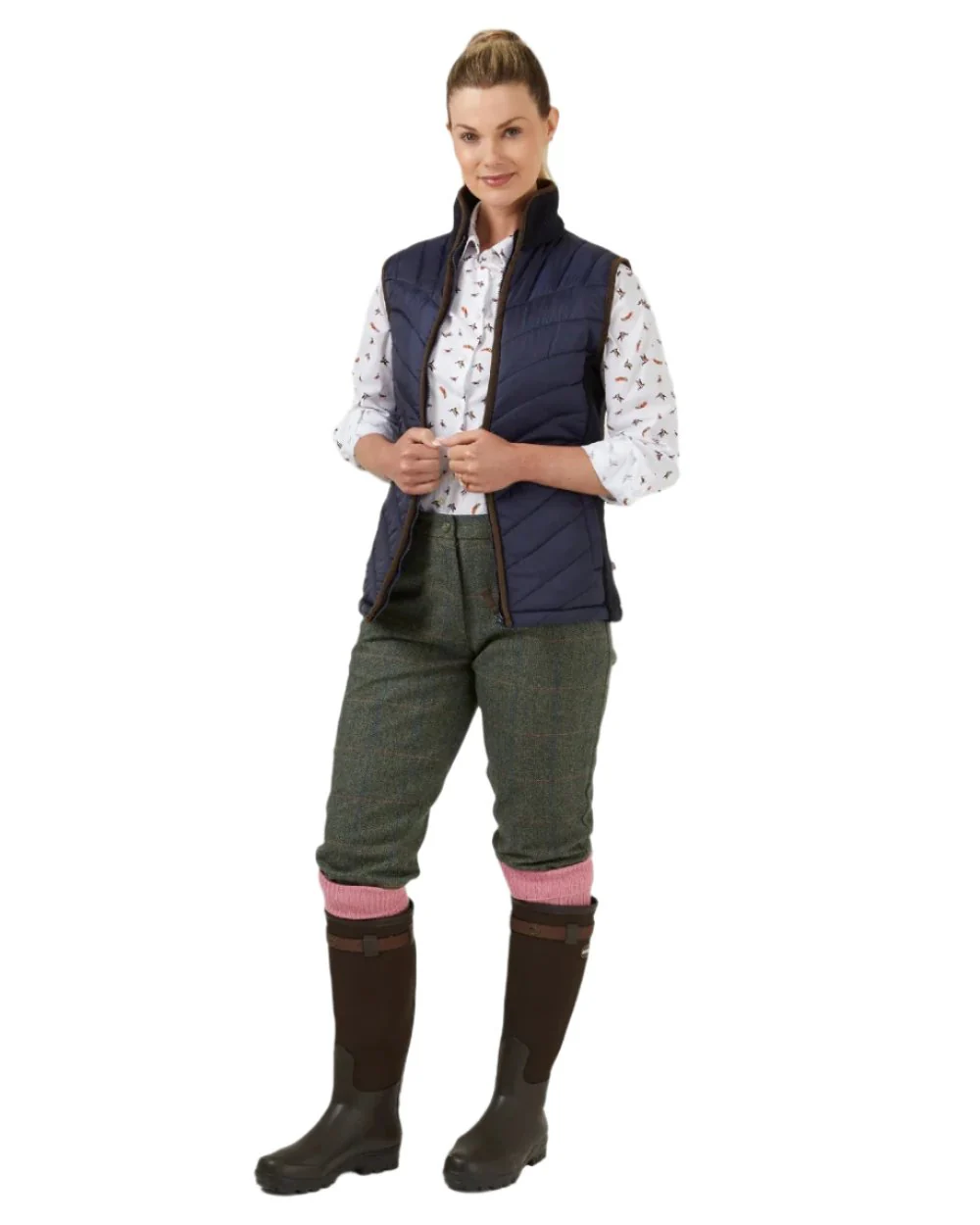 Alan Paine Ladies Lawen Printed Shirt - Image 15