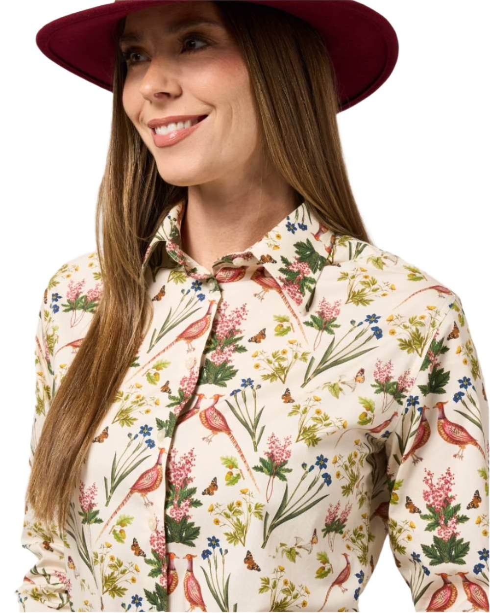 Alan Paine Ladies Lawen Printed Shirt - Image 18