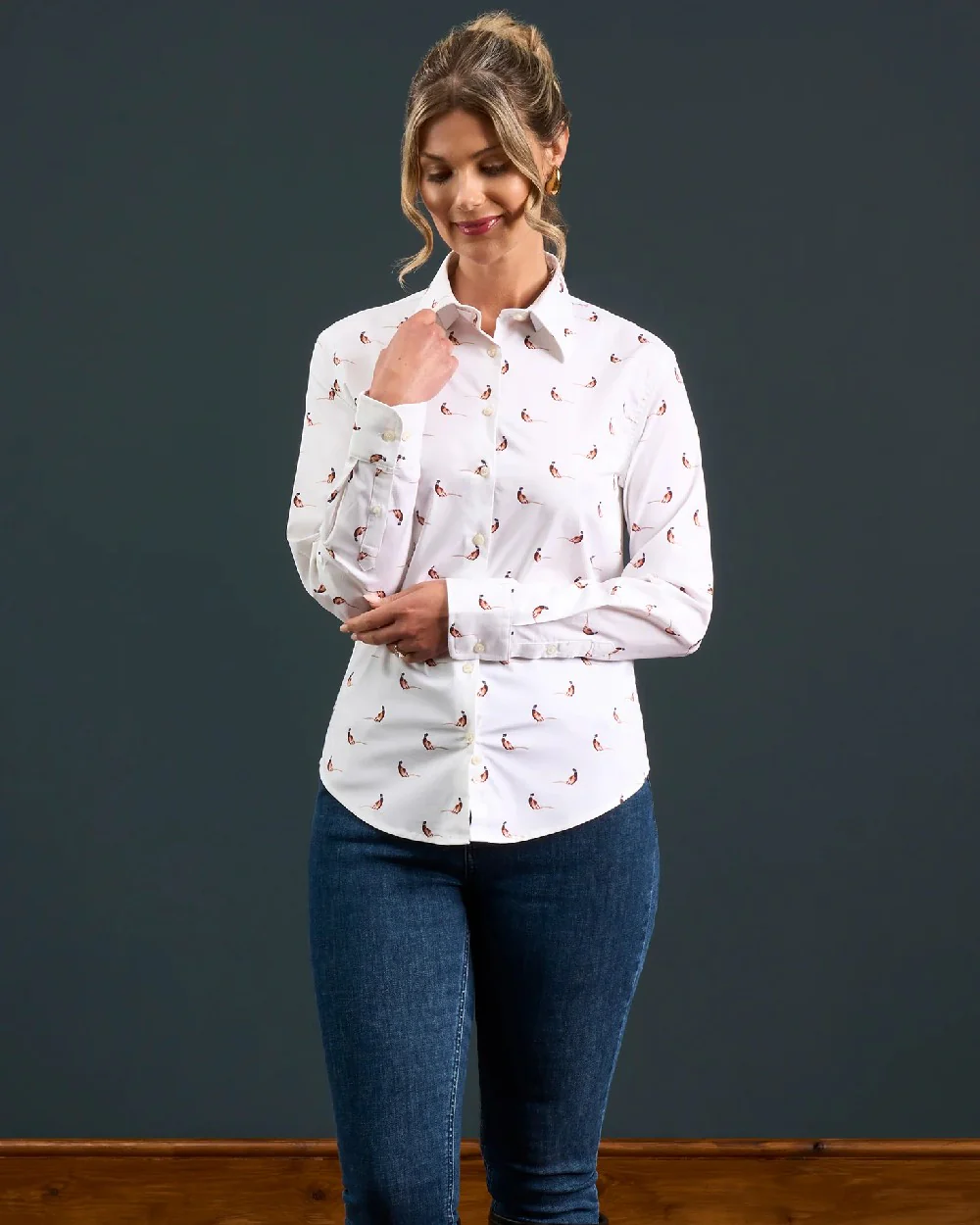 Alan Paine Ladies Lawen Printed Shirt - Image 21