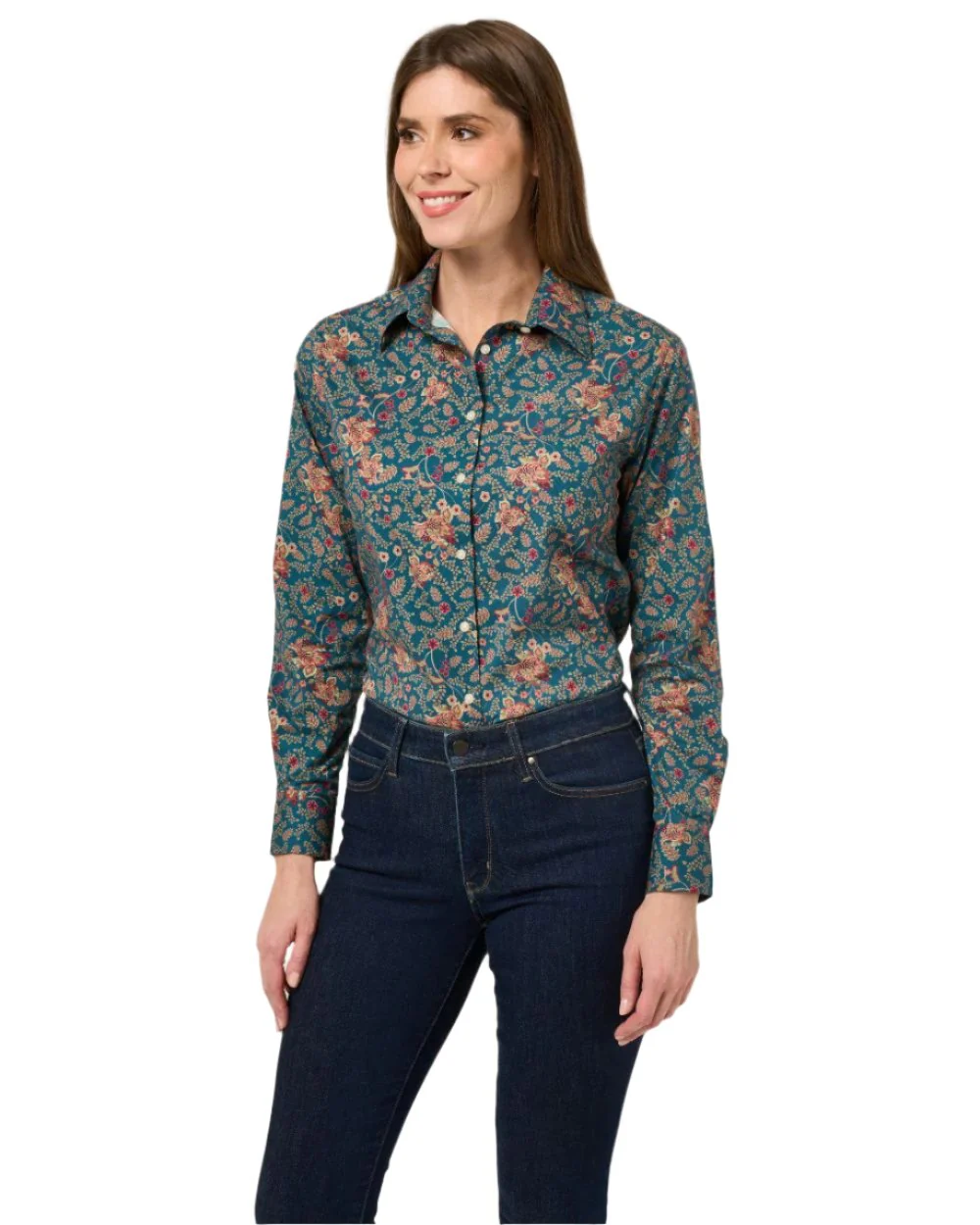 Alan Paine Ladies Lawen Printed Shirt - Image 5