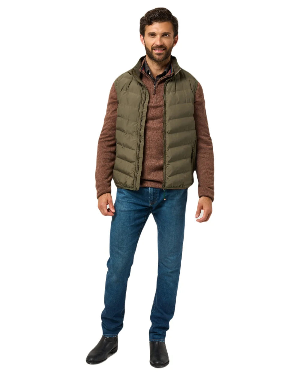 Alan Paine Mens Calsall Hybrid Gilet - Image 6