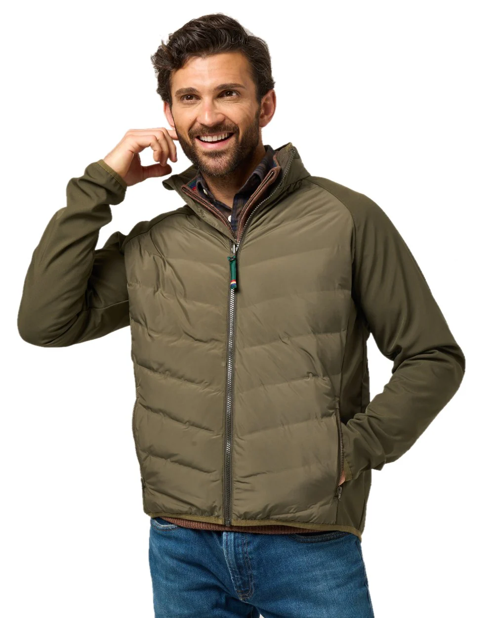 Alan Paine Mens Calsall Hybrid Jacket - Image 2