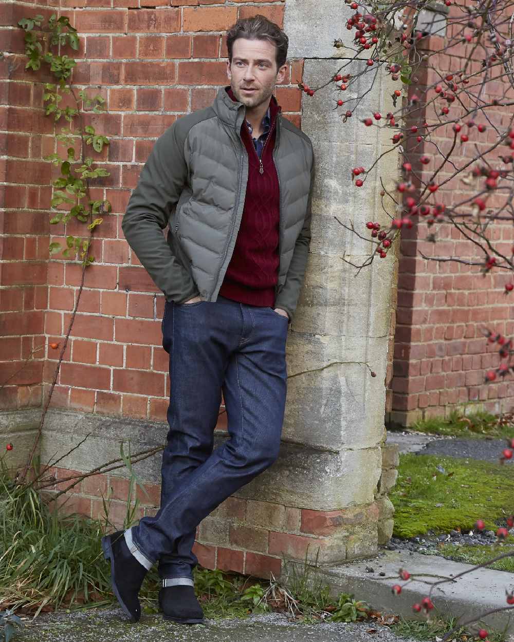 Alan Paine Mens Calsall Hybrid Jacket - Image 3
