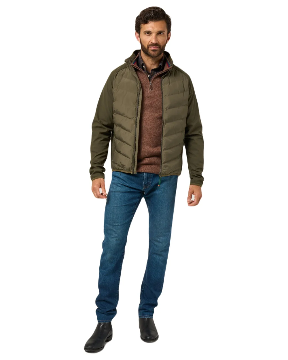 Alan Paine Mens Calsall Hybrid Jacket - Image 5