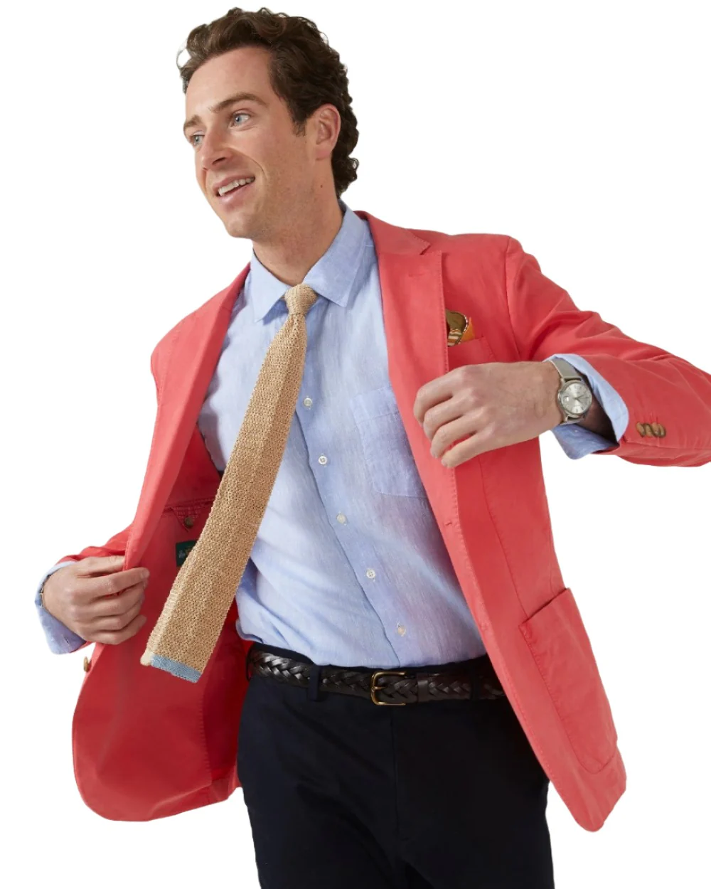Alan Paine Mens Heymouth Cotton Blazer - Image 14