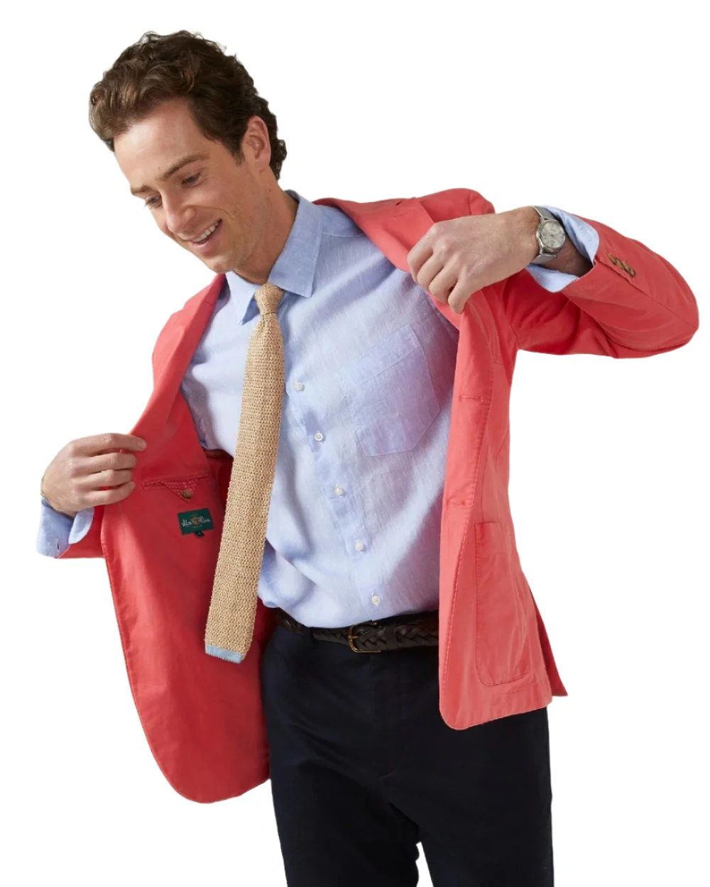 Alan Paine Mens Heymouth Cotton Blazer - Image 15