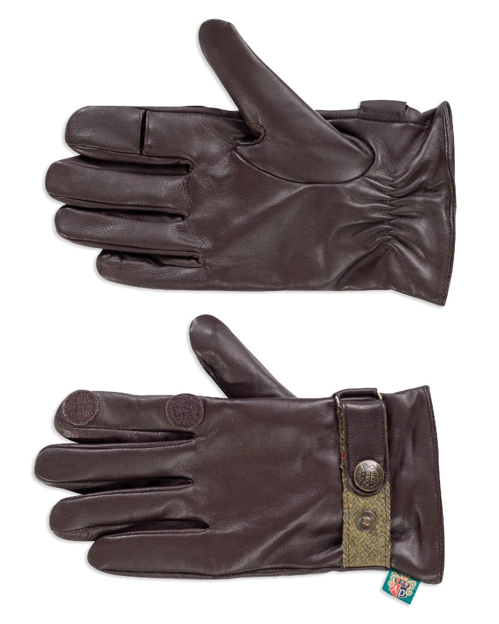 Alan Paine Mens Leather Shooting Gloves - Image 2