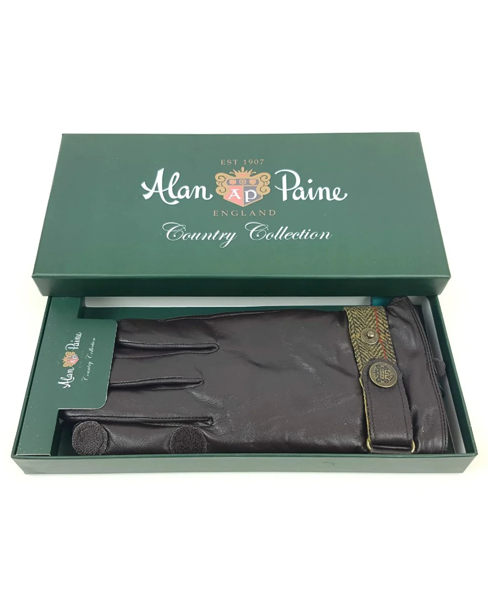 Alan Paine Mens Leather Shooting Gloves - Image 4