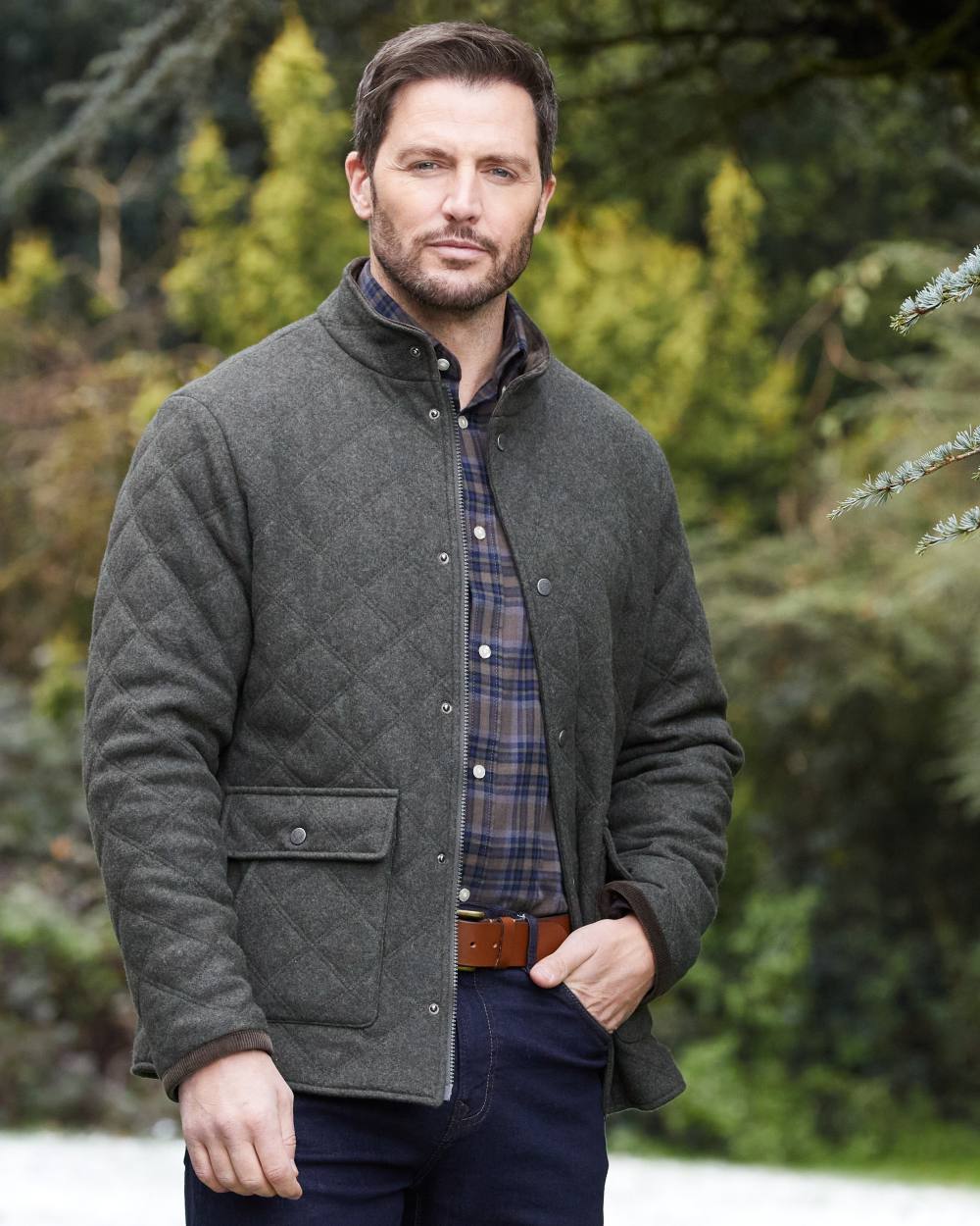 Alan Paine Mens Richmond Quilted Jacket - Image 2