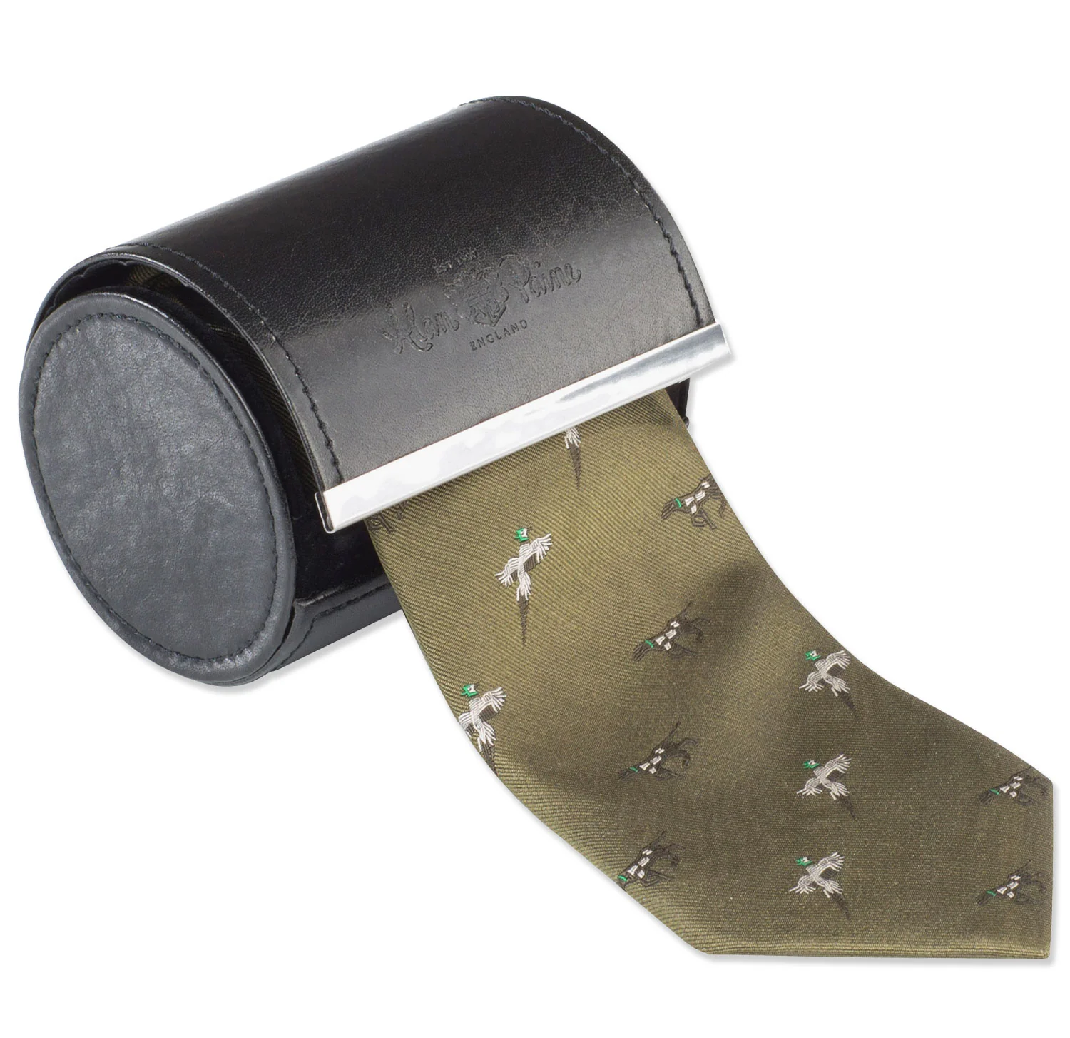 Alan Paine Ripon Silk Tie | Birds and Dogs - Image 3