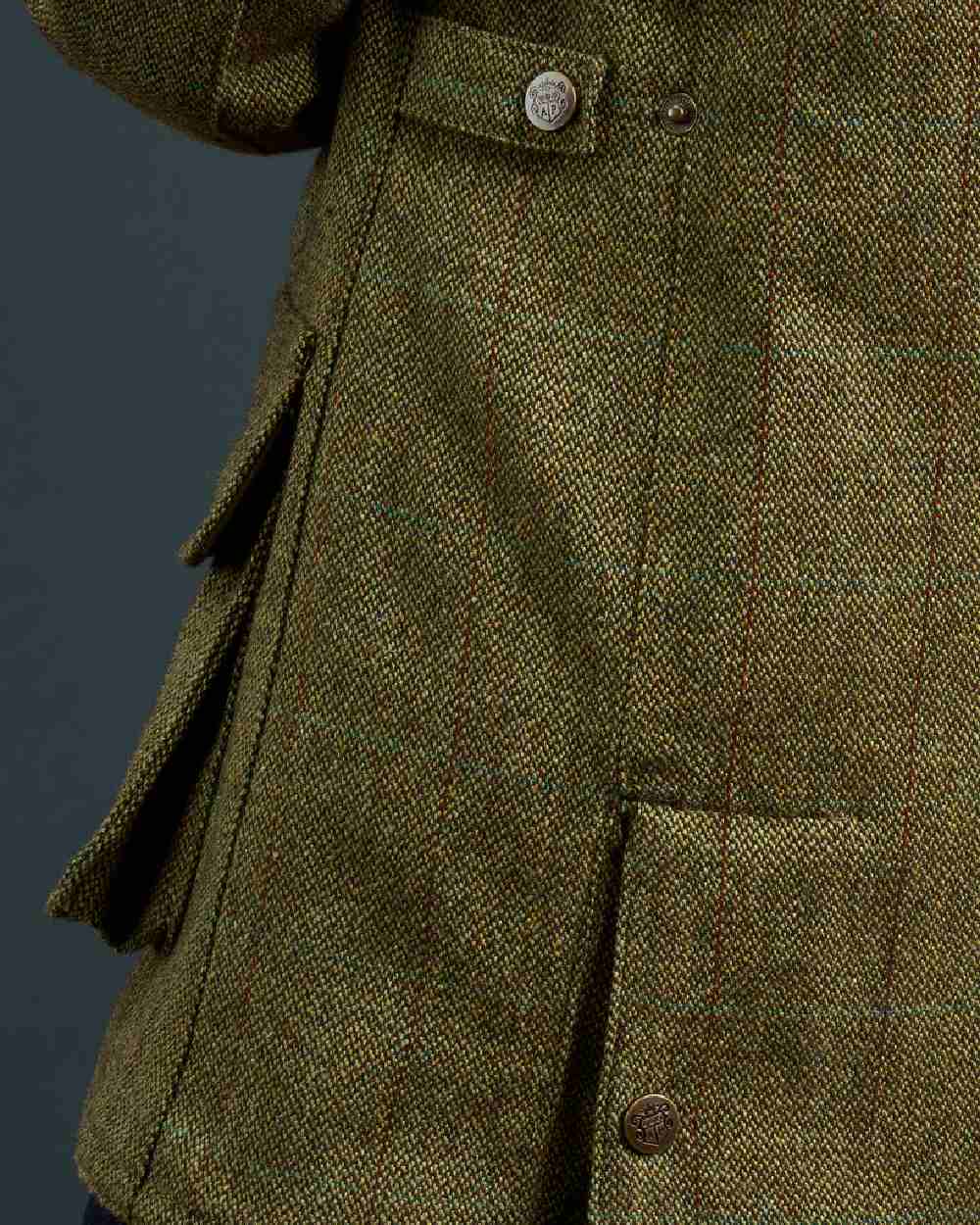 Alan Paine Rutland Ladies Waterproof Tweed Jacket - Image 11