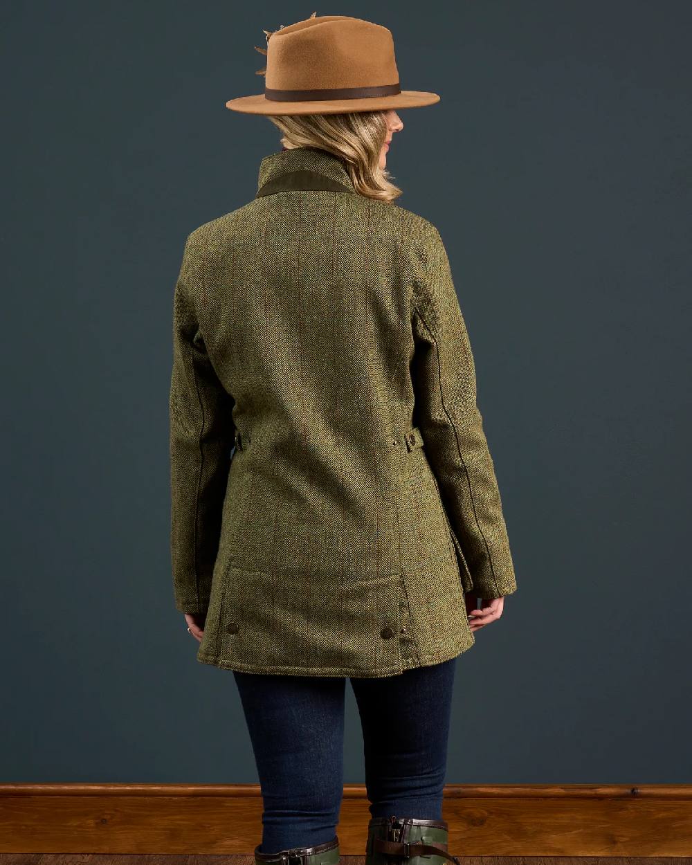 Alan Paine Rutland Ladies Waterproof Tweed Jacket - Image 13